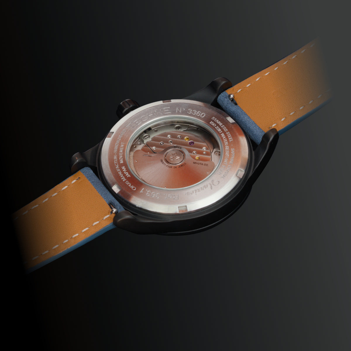 Techne Instruments Harrier DateMatic PVD black – Techné Instruments